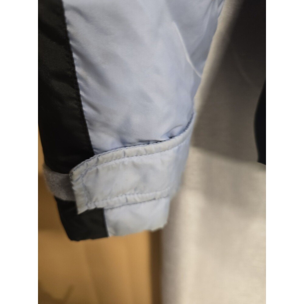 LL Bean Womens Black And Gray Goose Down Puffer Jacket Small Full Zip Quilted - Picture 4 of 8